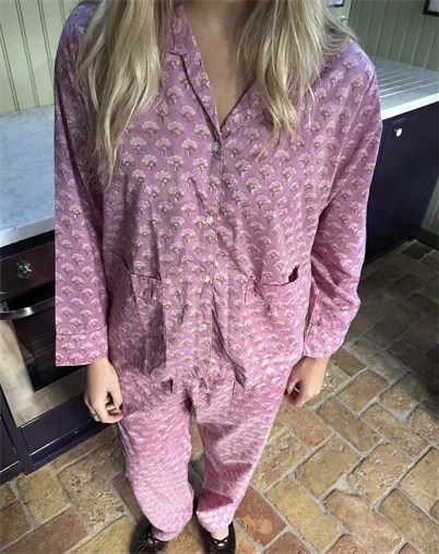 Sissel Edelbo - Nuit Pyjamas Sæt - Rose